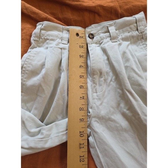 Vintage Gap Easy Fit Boys 10 Tan Khakis Chinos Pants Pleated Baggy Y2K 90's - Picture 7 of 8